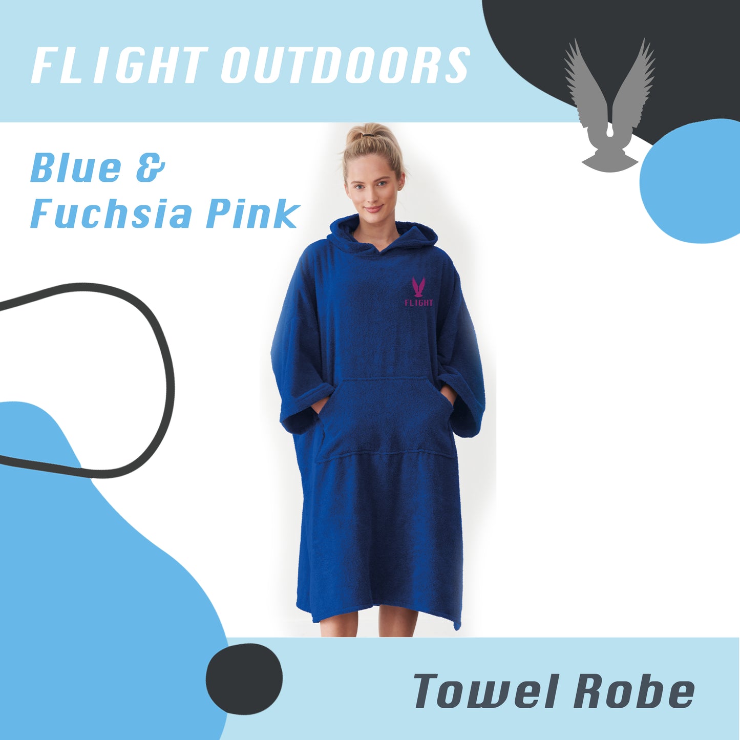Flight Towelling Poncho