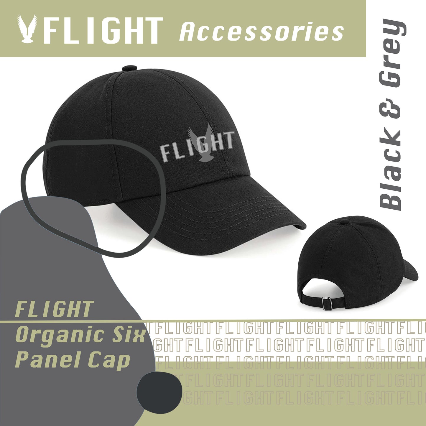 Flight Organic 6 Panel Cap