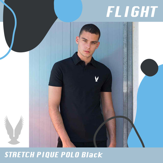 Flight Stretch Pique Polo